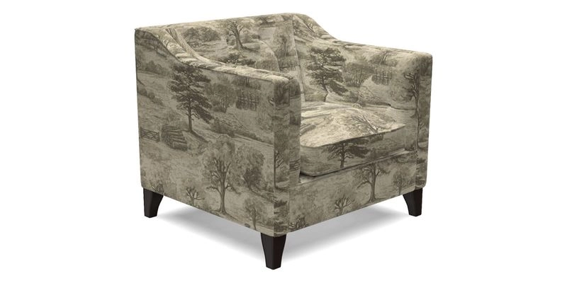 Haresfield Dipped Arm Chair in Two Tone Plain Biscuit