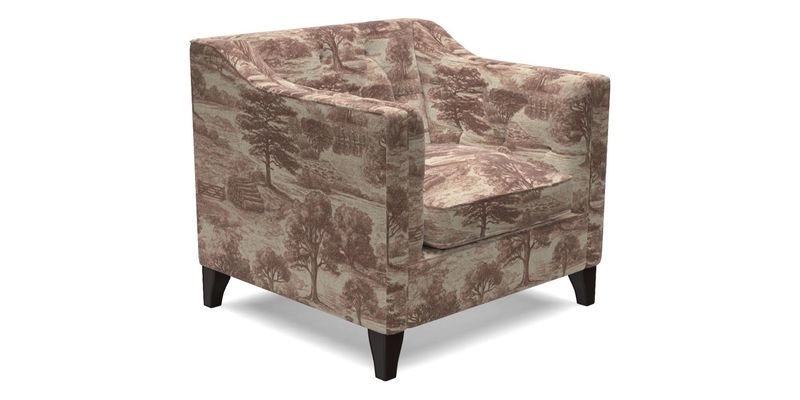 Haresfield Dipped Arm Chair in Two Tone Plain Biscuit