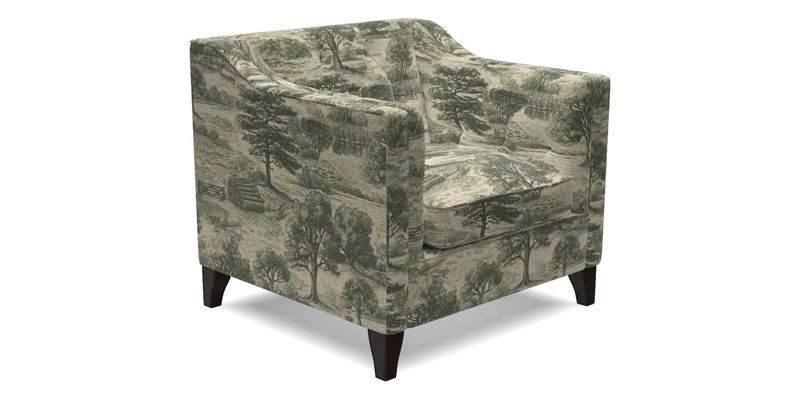 Haresfield Dipped Arm Chair in Two Tone Plain Biscuit