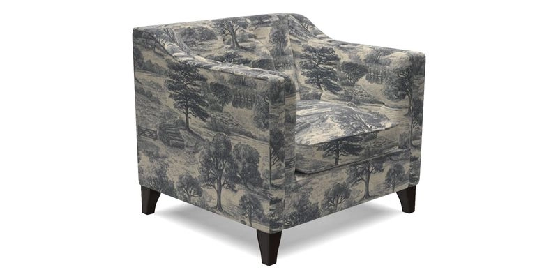 Haresfield Dipped Arm Chair in Two Tone Plain Biscuit