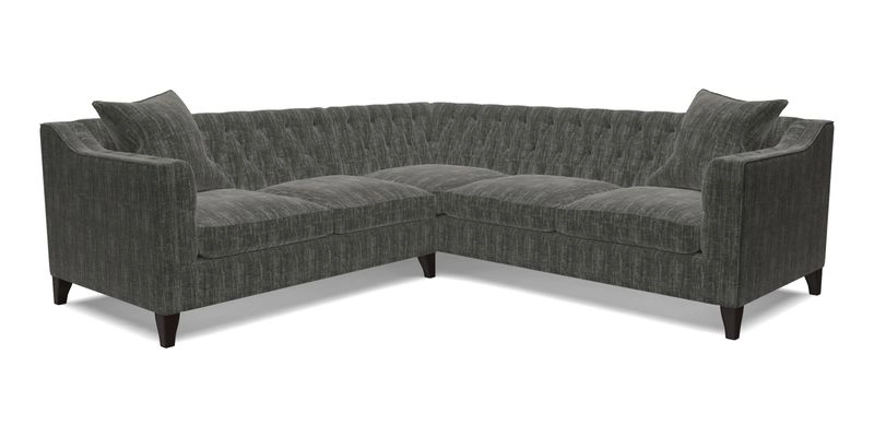 Haresfield Dipped Arm Corner Group LHF & RHF in Two Tone Plain Biscuit