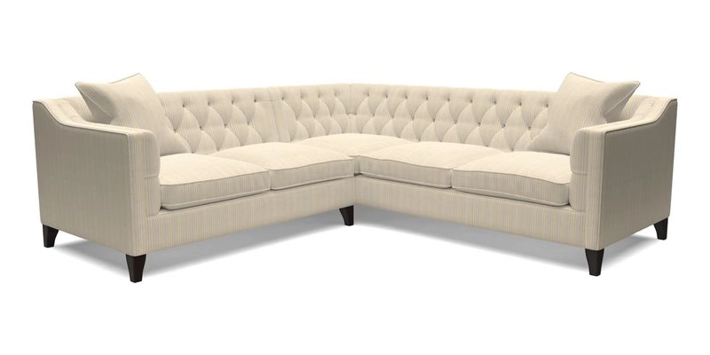 Haresfield Dipped Arm Corner Group LHF & RHF in Two Tone Plain Biscuit