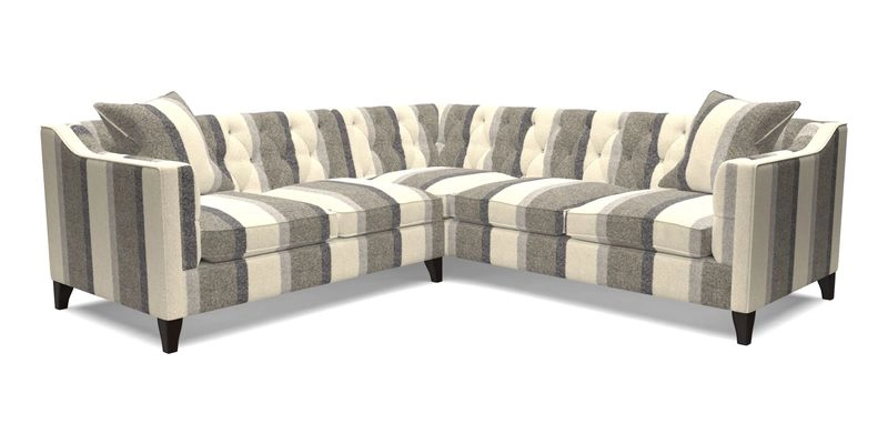Haresfield Dipped Arm Corner Group LHF & RHF in Two Tone Plain Biscuit
