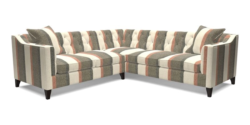 Haresfield Dipped Arm Corner Group LHF & RHF in Two Tone Plain Biscuit