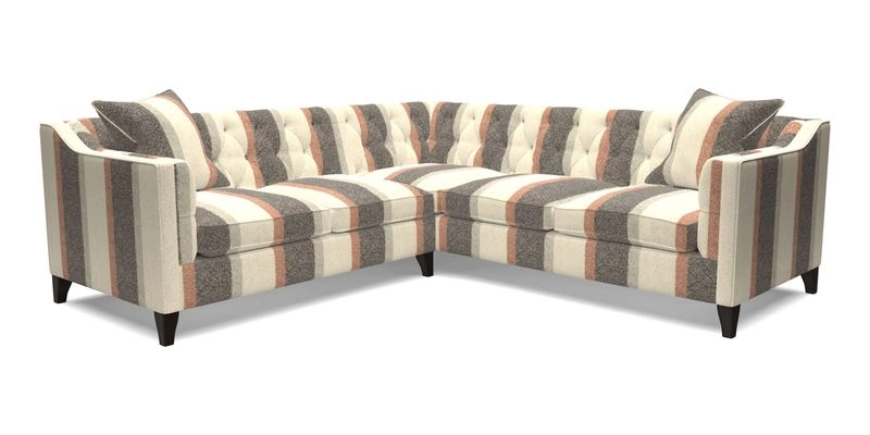 Haresfield Dipped Arm Corner Group LHF & RHF in Two Tone Plain Biscuit