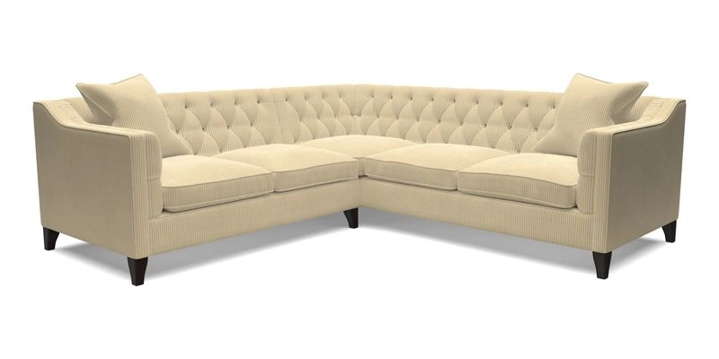 Haresfield Dipped Arm Corner Group LHF & RHF in Two Tone Plain Biscuit