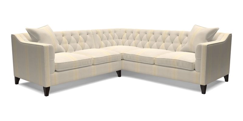 Haresfield Dipped Arm Corner Group LHF & RHF in Two Tone Plain Biscuit