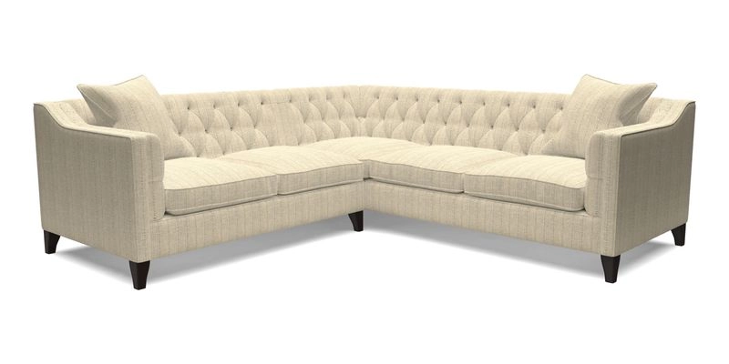Haresfield Dipped Arm Corner Group LHF & RHF in Two Tone Plain Biscuit