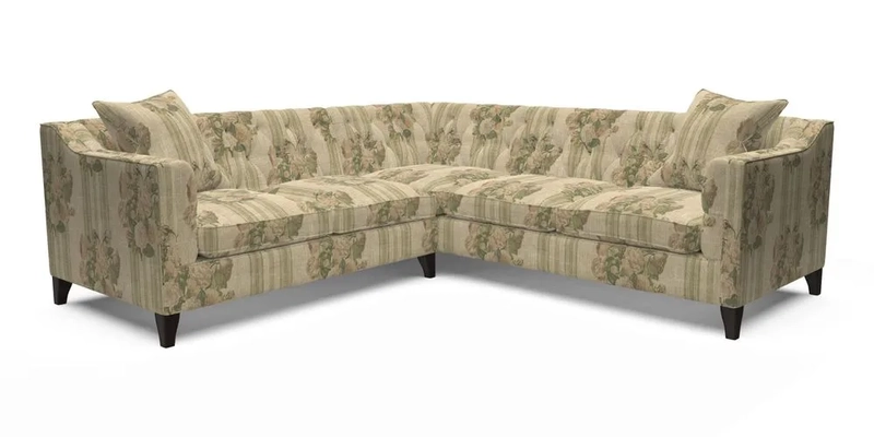 Haresfield Dipped Arm Corner Group LHF & RHF in Two Tone Plain Biscuit