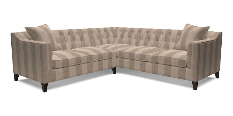 Haresfield Dipped Arm Corner Group LHF & RHF in Two Tone Plain Biscuit