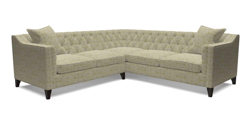Haresfield Dipped Arm Corner Group LHF & RHF in Two Tone Plain Biscuit