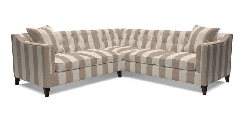 Haresfield Dipped Arm Corner Group LHF & RHF in Two Tone Plain Biscuit