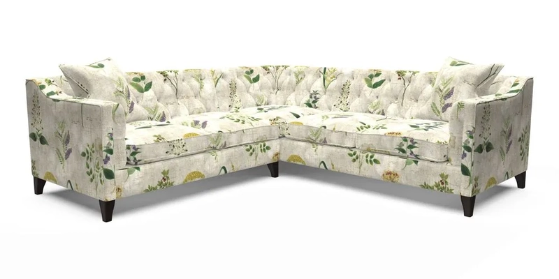 Haresfield Dipped Arm Corner Group LHF & RHF in Two Tone Plain Biscuit