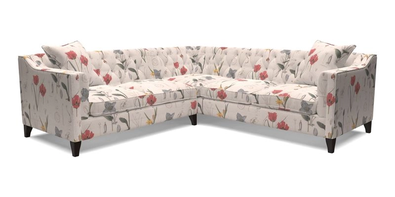 Haresfield Dipped Arm Corner Group LHF & RHF in Two Tone Plain Biscuit