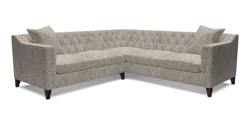 Haresfield Dipped Arm Corner Group LHF & RHF in Two Tone Plain Biscuit