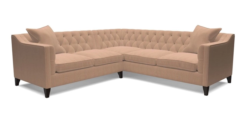 Haresfield Dipped Arm Corner Group LHF & RHF in Two Tone Plain Biscuit
