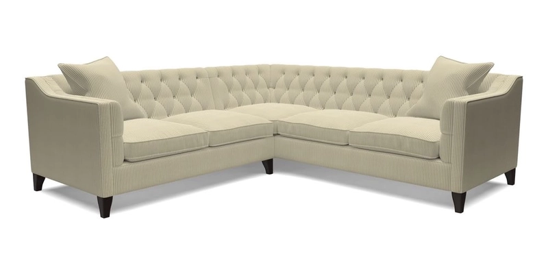 Haresfield Dipped Arm Corner Group LHF & RHF in Two Tone Plain Biscuit