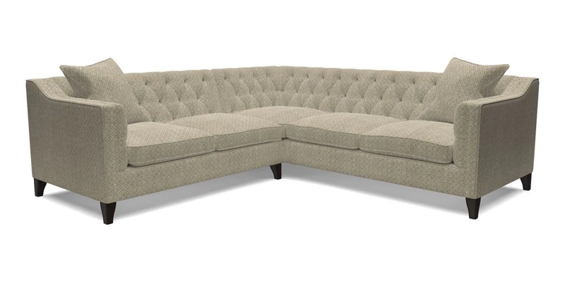 Haresfield Dipped Arm Corner Group LHF & RHF in Two Tone Plain Biscuit
