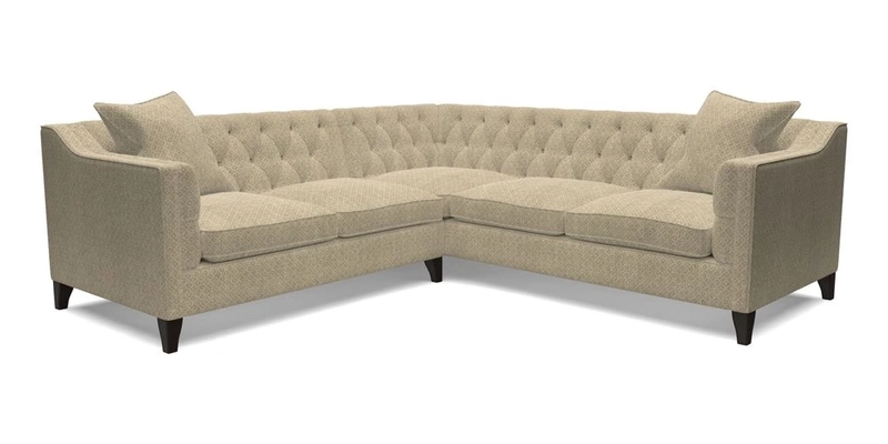 Haresfield Dipped Arm Corner Group LHF & RHF in Two Tone Plain Biscuit