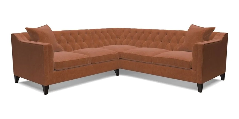 Haresfield Dipped Arm Corner Group LHF & RHF in Two Tone Plain Biscuit