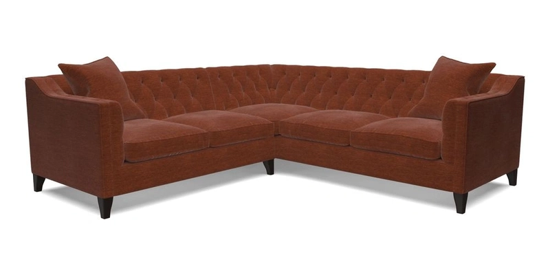 Haresfield Dipped Arm Corner Group LHF & RHF in Two Tone Plain Biscuit