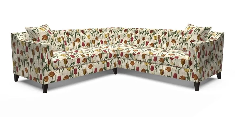 Haresfield Dipped Arm Corner Group LHF & RHF in Two Tone Plain Biscuit