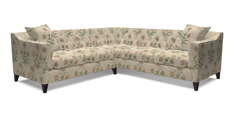 Haresfield Dipped Arm Corner Group LHF & RHF in Two Tone Plain Biscuit