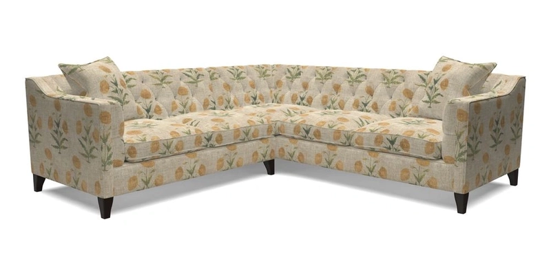 Haresfield Dipped Arm Corner Group LHF & RHF in Two Tone Plain Biscuit