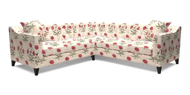 Haresfield Dipped Arm Corner Group LHF & RHF in Two Tone Plain Biscuit