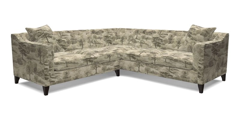 Haresfield Dipped Arm Corner Group LHF & RHF in Two Tone Plain Biscuit