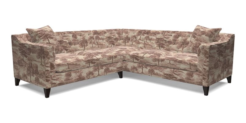 Haresfield Dipped Arm Corner Group LHF & RHF in Two Tone Plain Biscuit