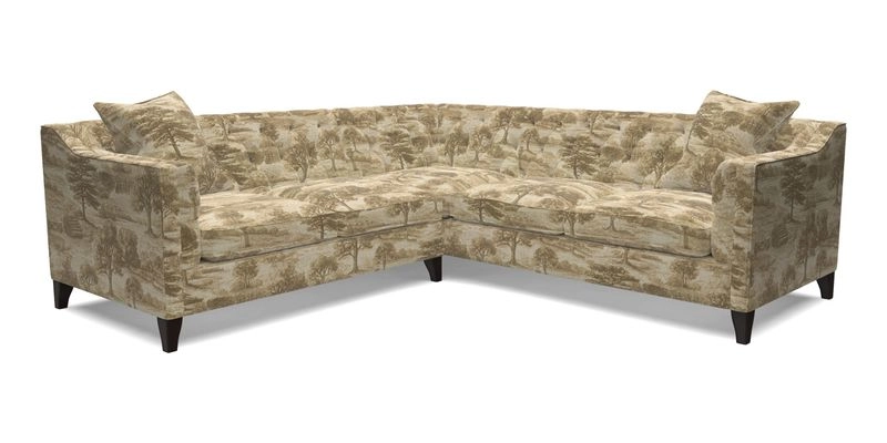 Haresfield Dipped Arm Corner Group LHF & RHF in Two Tone Plain Biscuit