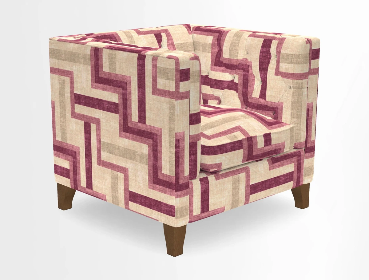 Haresfield Chair in Two Tone Plain Biscuit