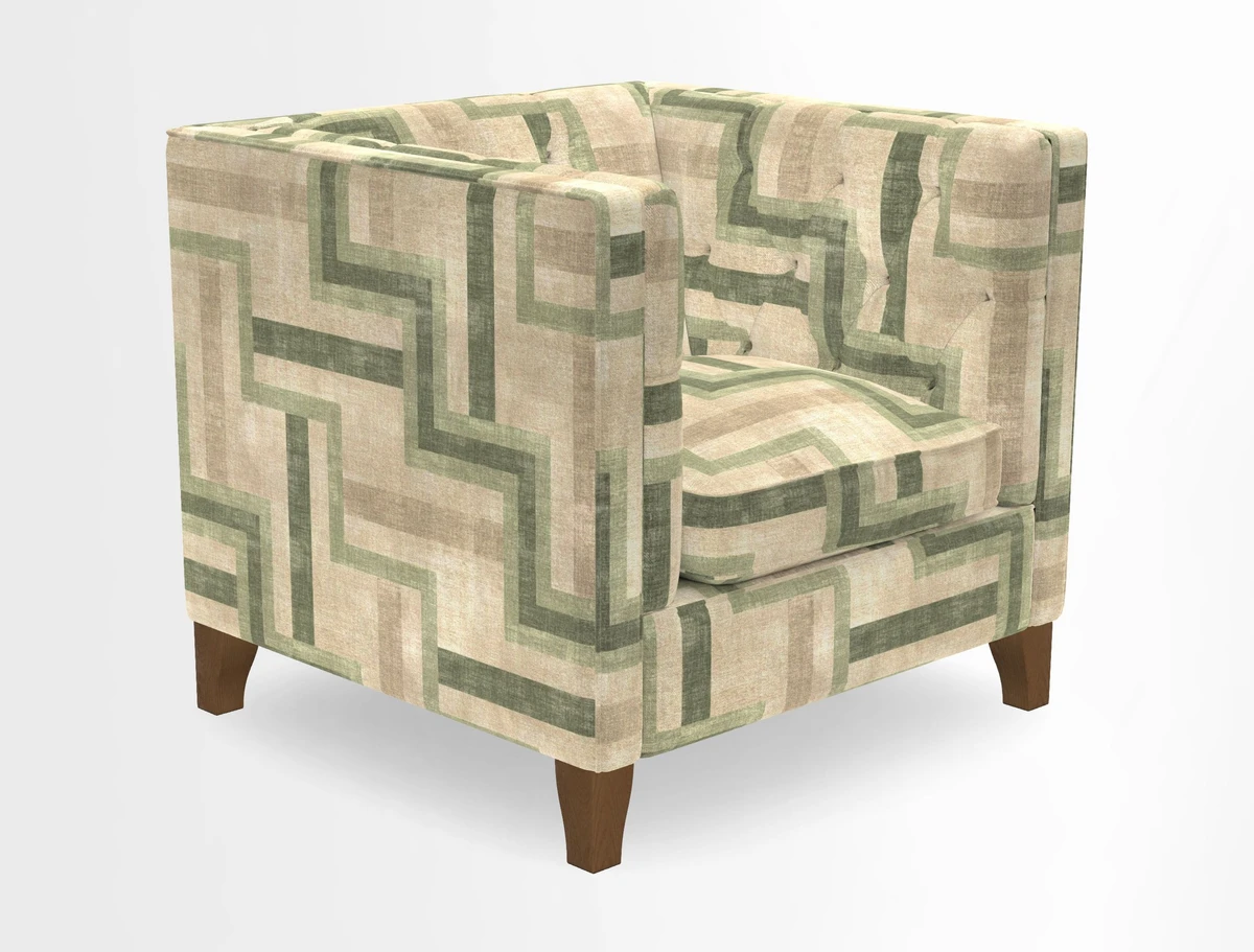 Haresfield Chair in Two Tone Plain Biscuit
