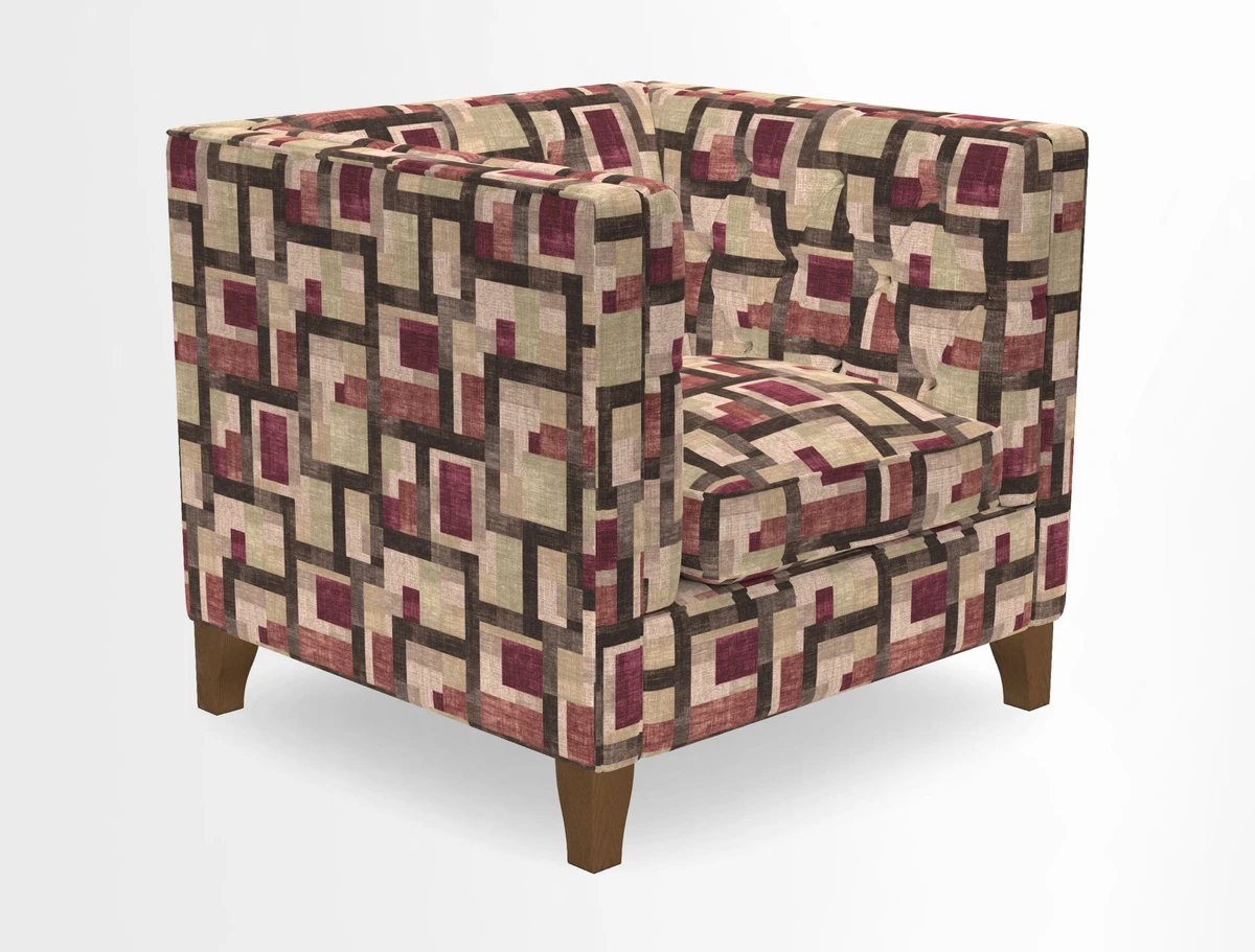 Haresfield Chair in Two Tone Plain Biscuit