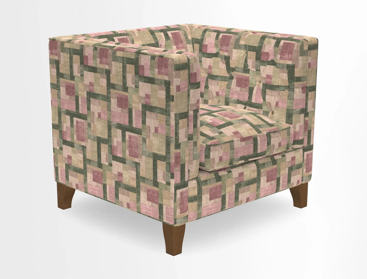 Haresfield Chair in Two Tone Plain Biscuit