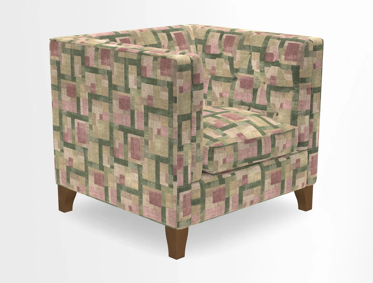 Haresfield Chair in Two Tone Plain Biscuit