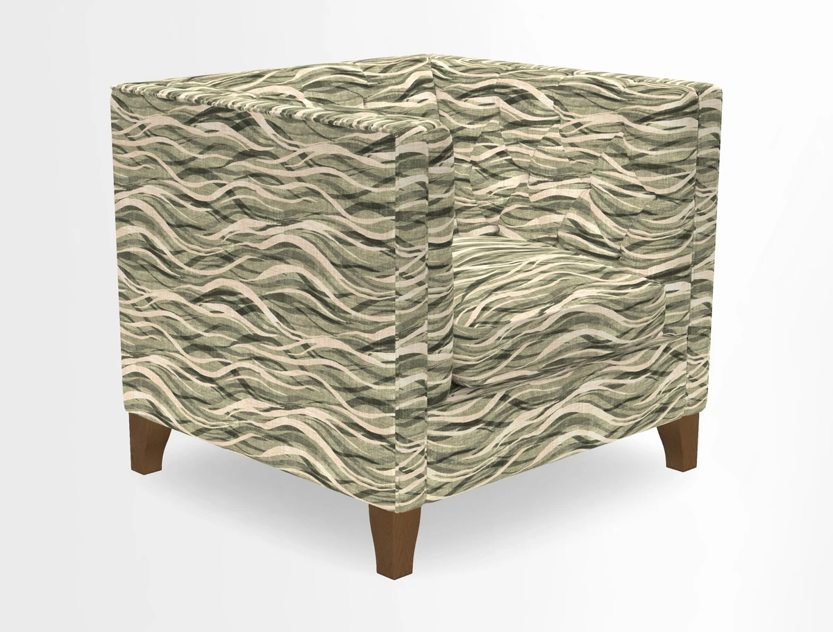 Haresfield Chair in Two Tone Plain Biscuit