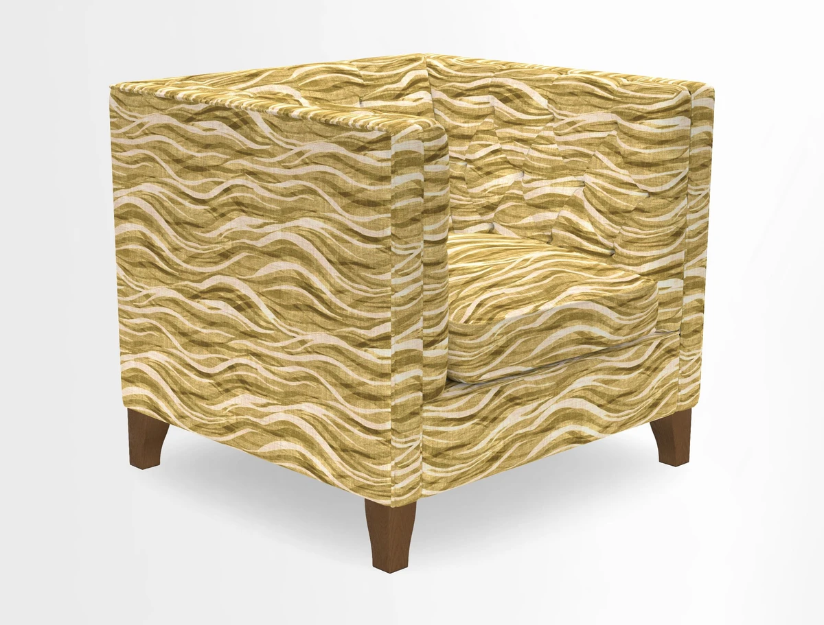 Haresfield Chair in Two Tone Plain Biscuit