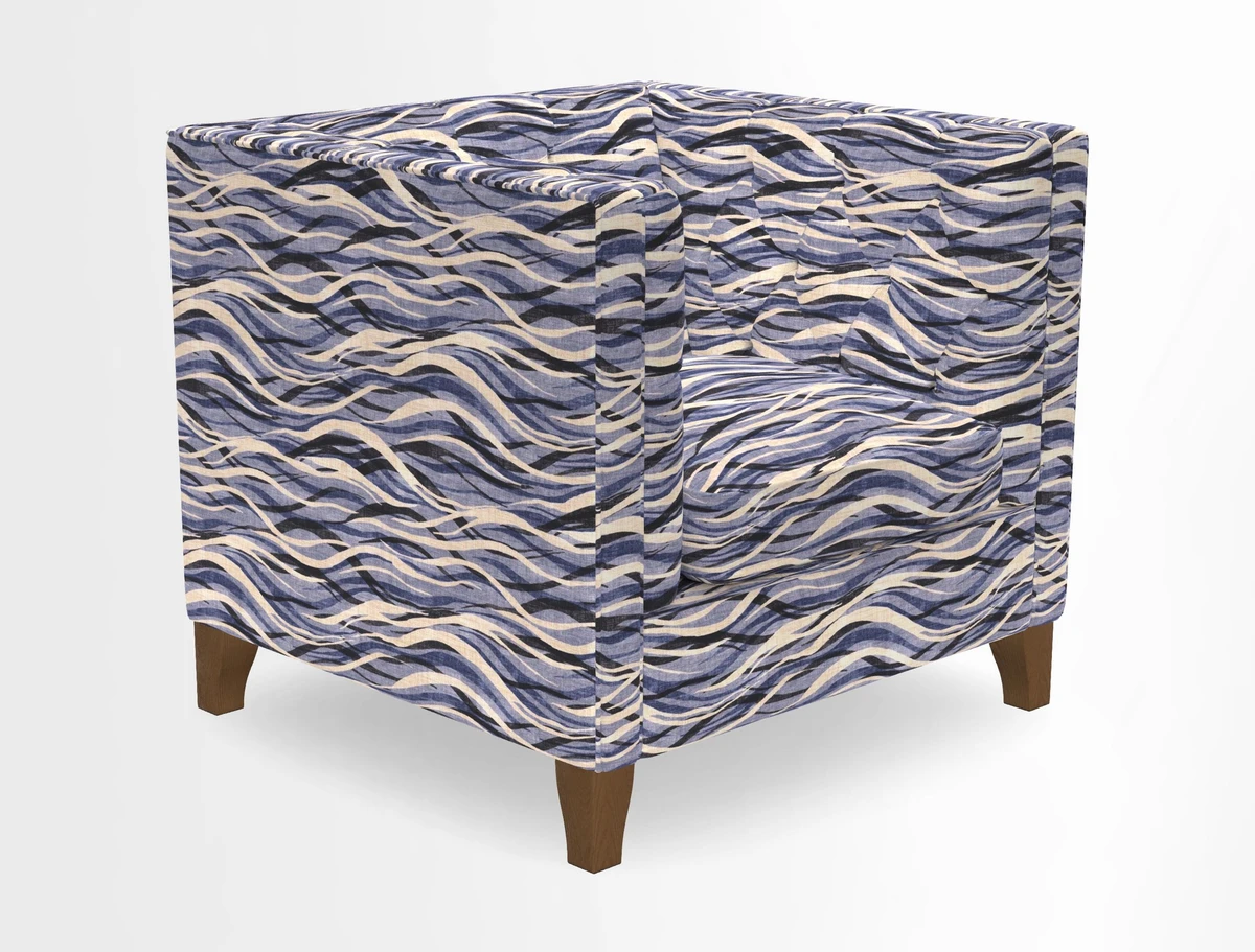Haresfield Chair in Two Tone Plain Biscuit