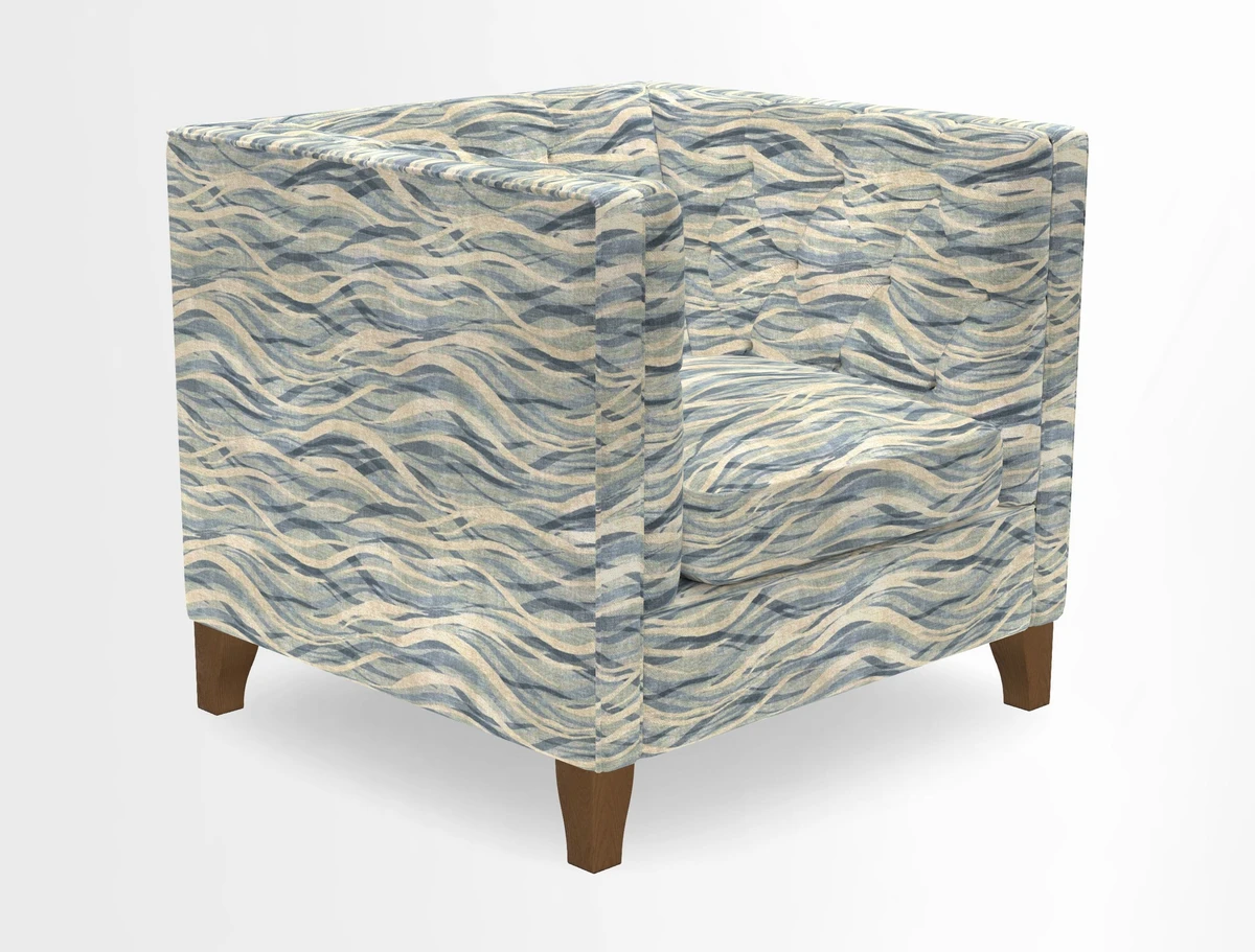 Haresfield Chair in Two Tone Plain Biscuit