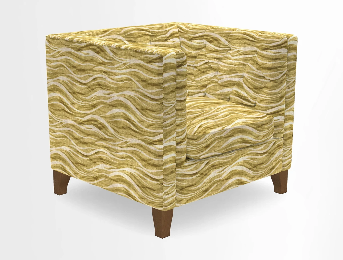 Haresfield Chair in Two Tone Plain Biscuit