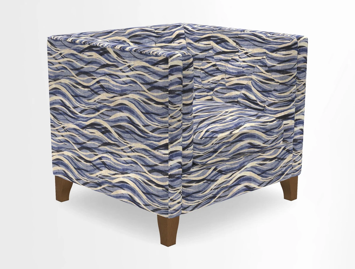Haresfield Chair in Two Tone Plain Biscuit