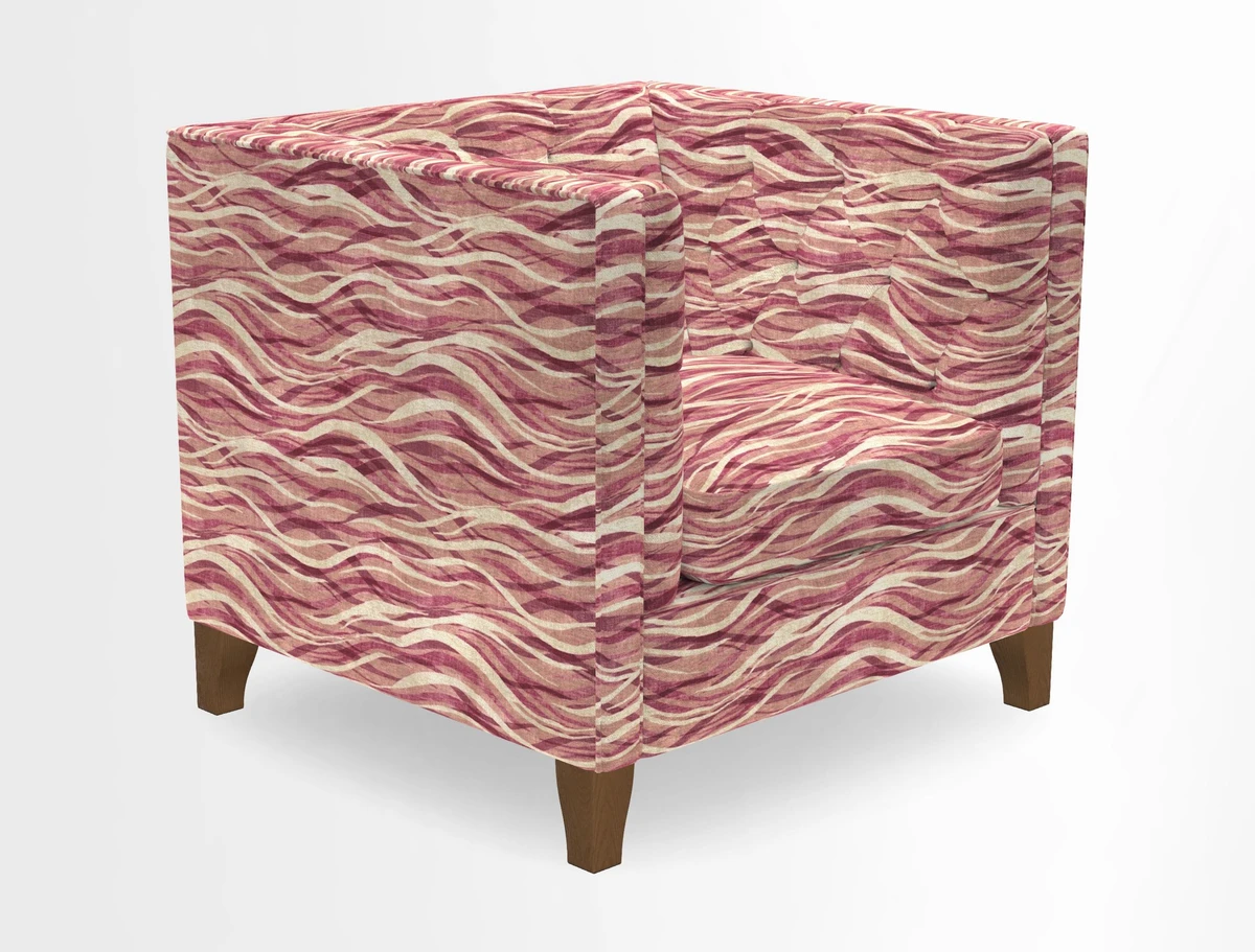 Haresfield Chair in Two Tone Plain Biscuit