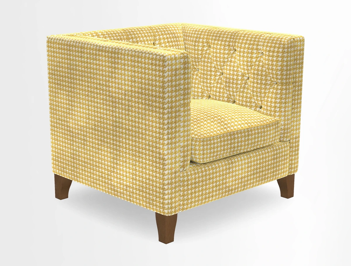 Haresfield Chair in Two Tone Plain Biscuit