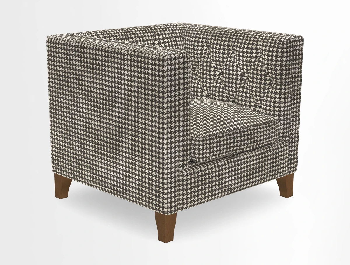 Haresfield Chair in Two Tone Plain Biscuit
