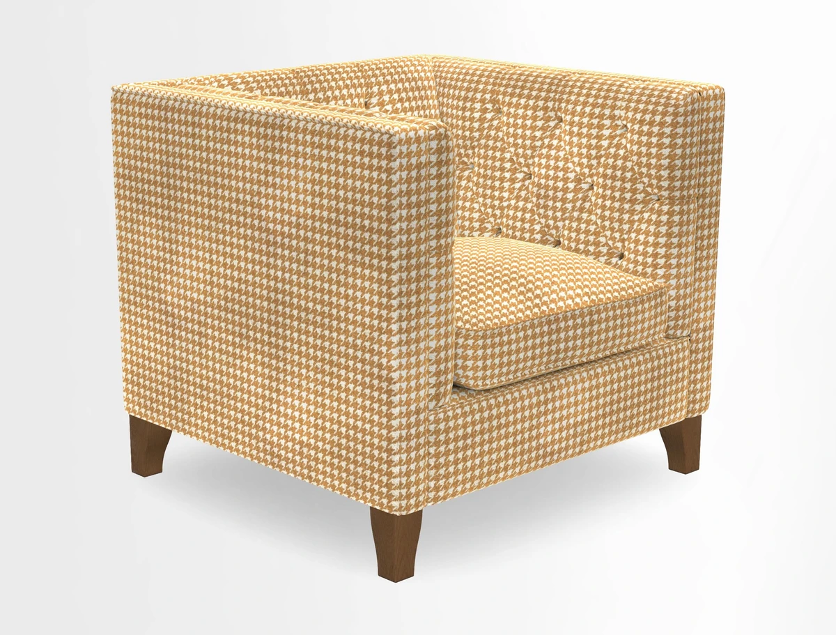 Haresfield Chair in Two Tone Plain Biscuit
