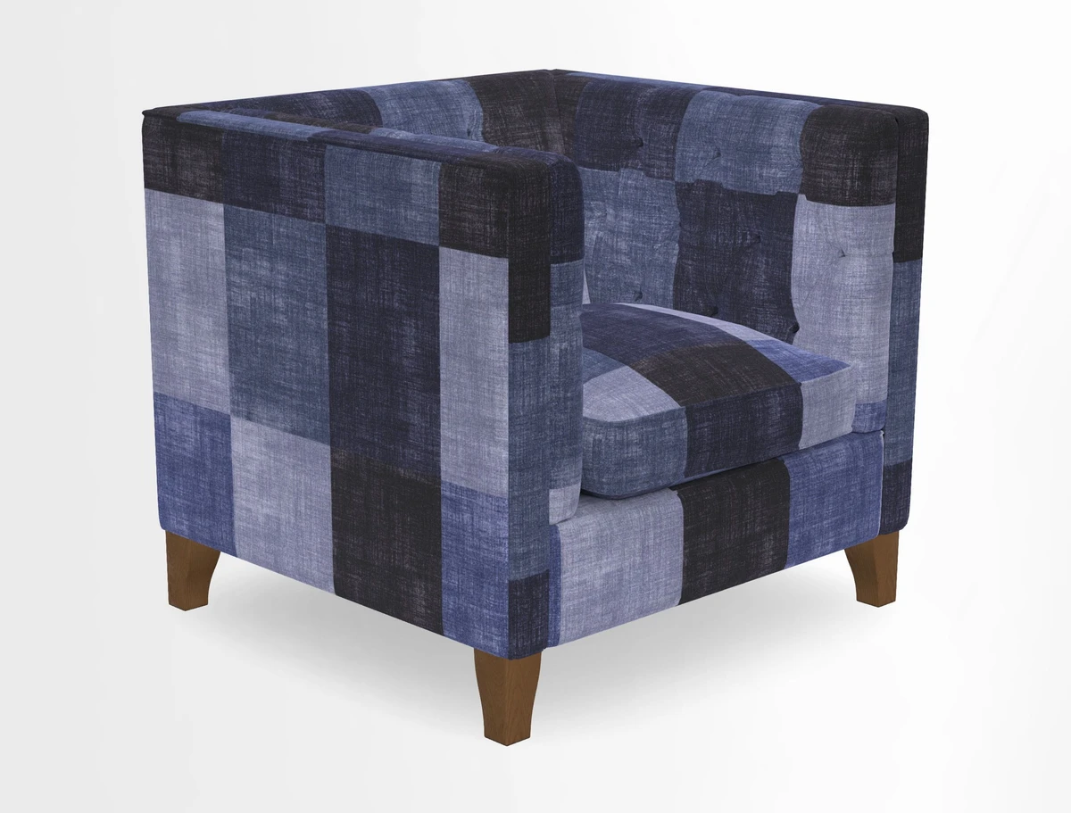 Haresfield Chair in Two Tone Plain Biscuit
