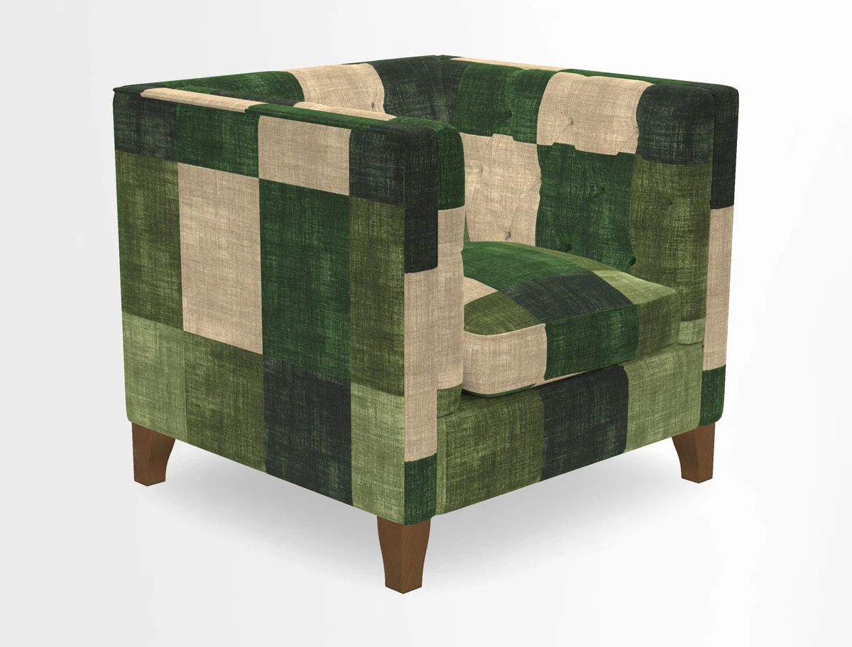 Haresfield Chair in Two Tone Plain Biscuit