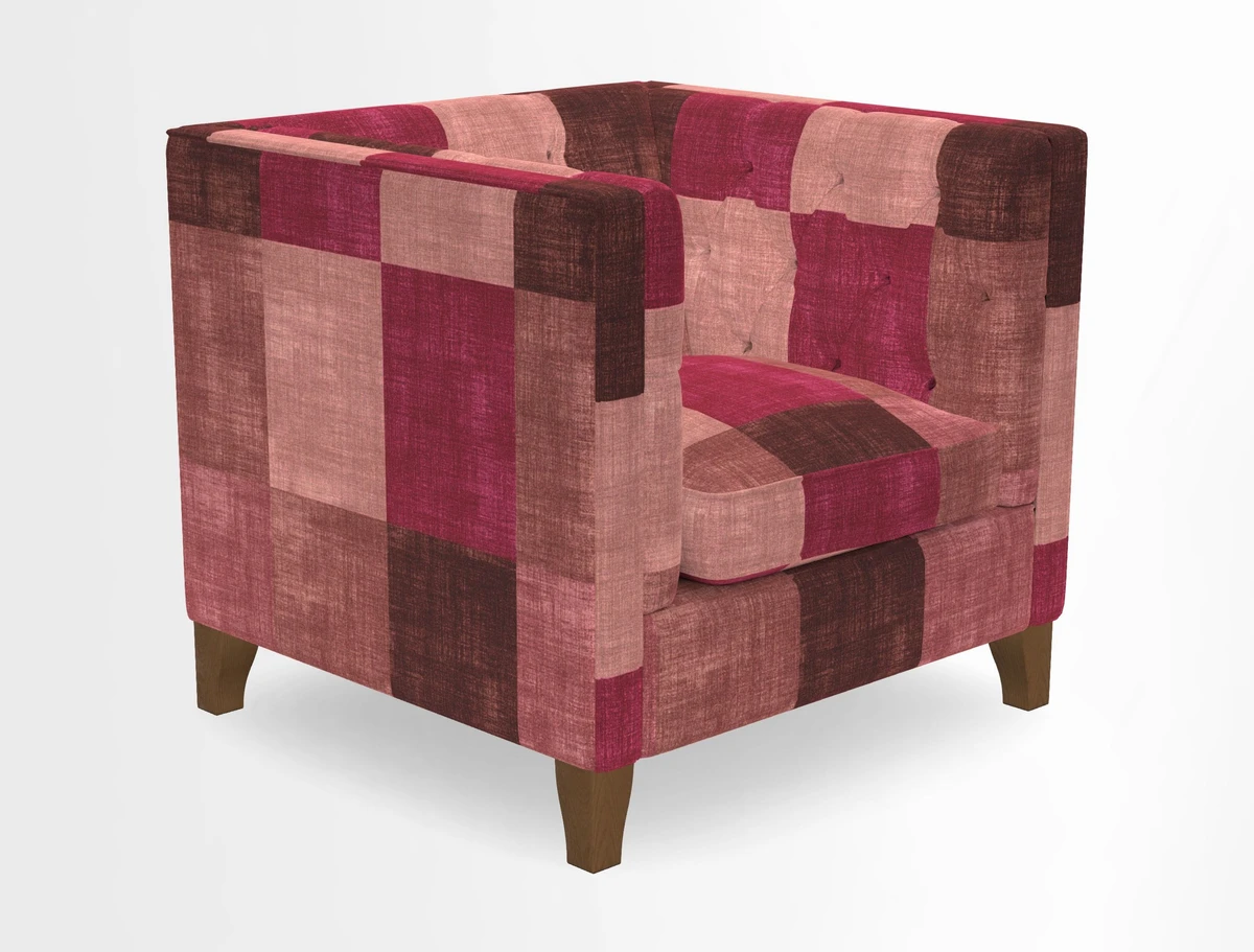 Haresfield Chair in Two Tone Plain Biscuit